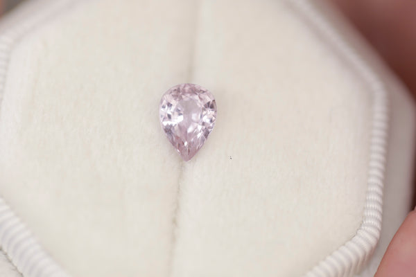 1.67 ct pink pear sapphire