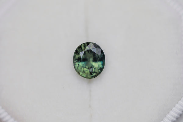 1.86 ct oval green sapphire