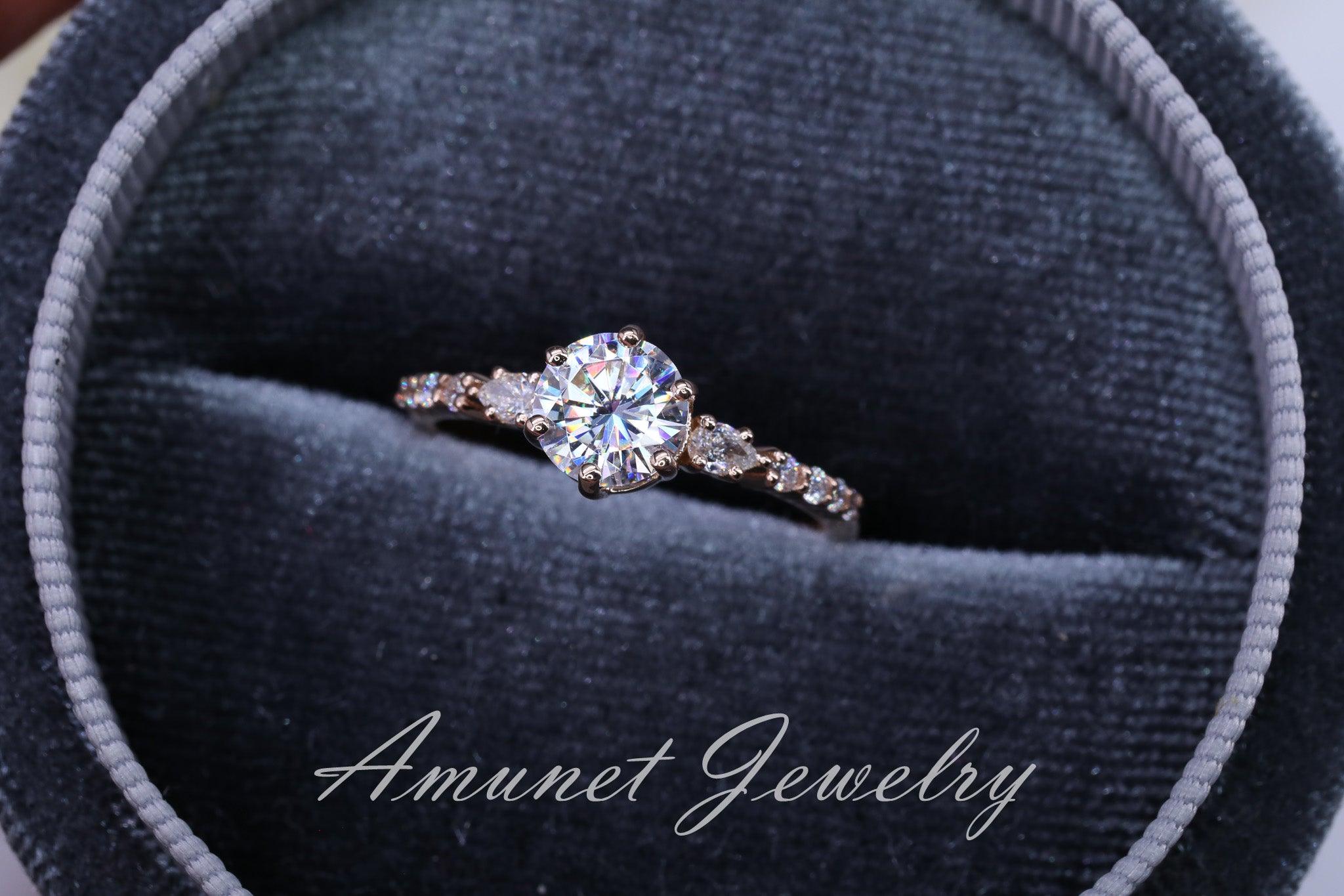 Charles and colvard moissanite engagement deals rings